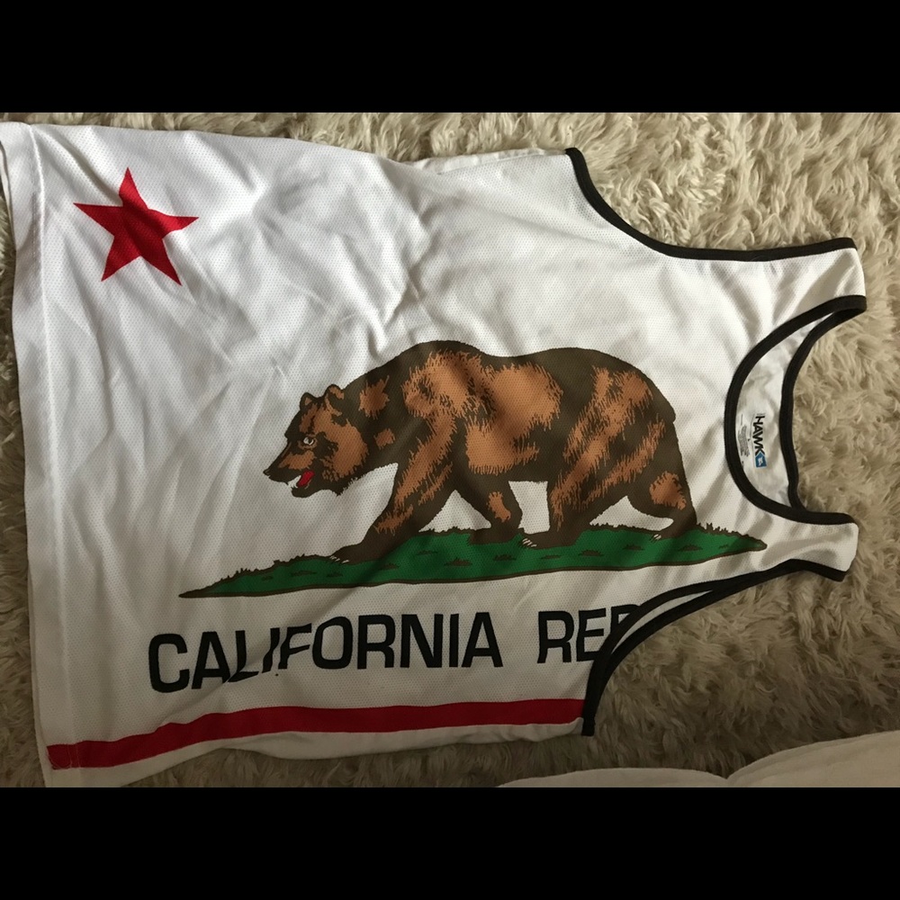 California Republic Tony Hawk Jersey Material Tank